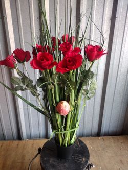 Roses  Vase