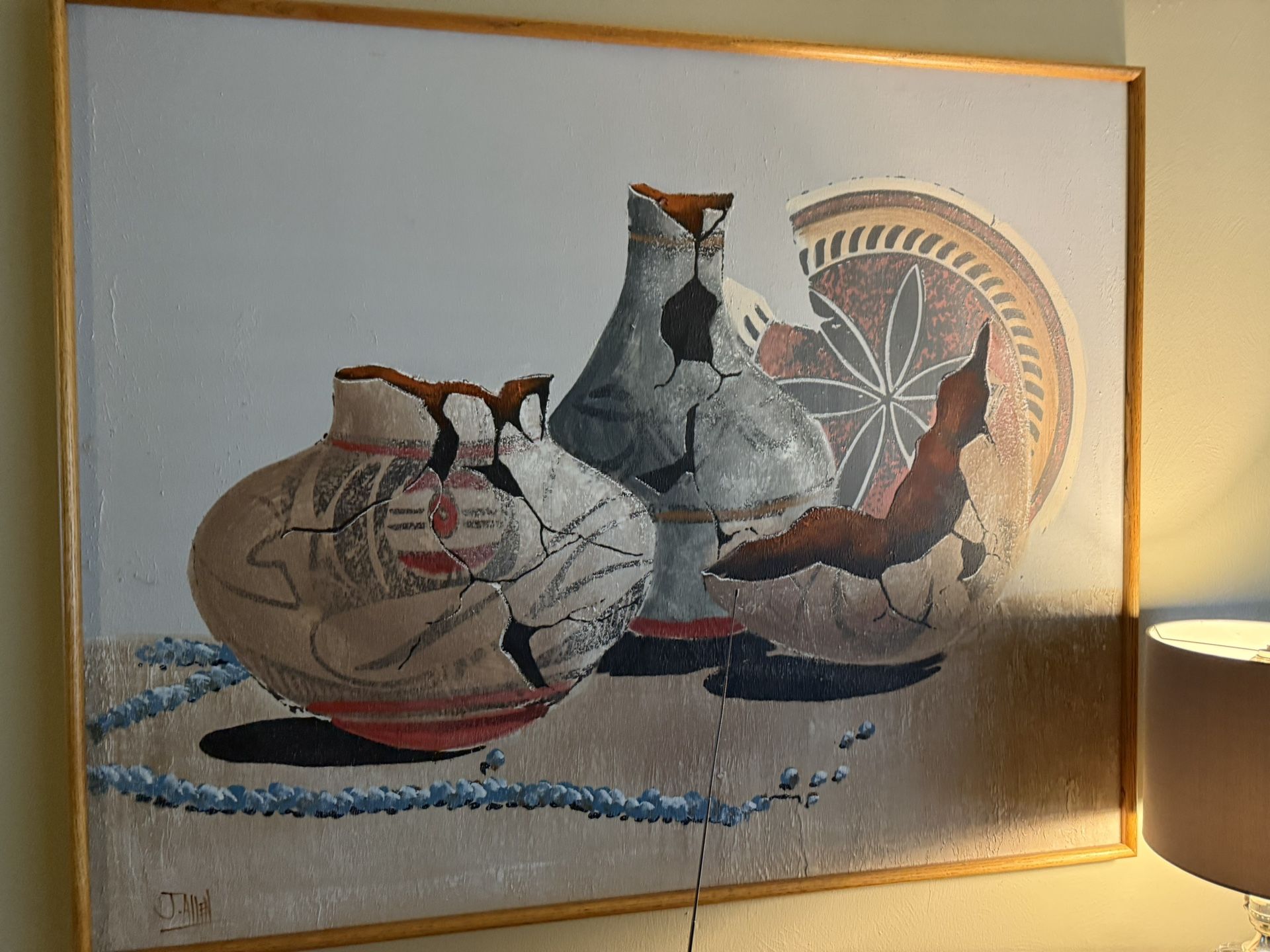 Large Southwest Indian Painting