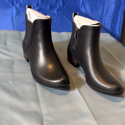 Lucky Brand Basil H2O Black Ankle Booty Size 9