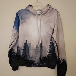 ZOOTOP BEAR Hoodie Outdoor Woods Print Mens Womens Adult Sweatshirt XL