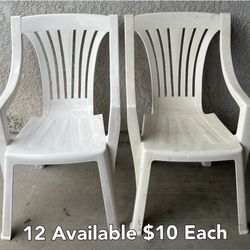 Sturdy High Back Chairs $10 Each Or $100 All