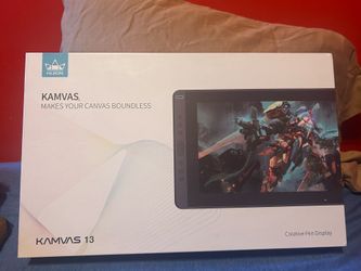 Huion Kamvas 13 Drawing Tablet ( like new full kit)