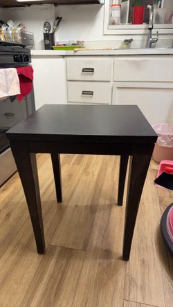 Black Square Side Table