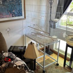 Bird Cage And Stand
