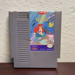 Disney The Little Mermaid Game NES Nintendo Entertainment System 1991 Tested!