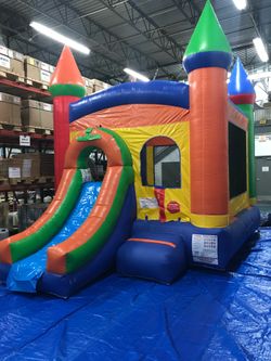 Bounce House with pool attachment