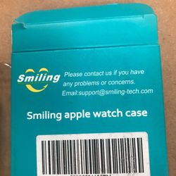 Smiling Apple Watch Case Black 44mm
