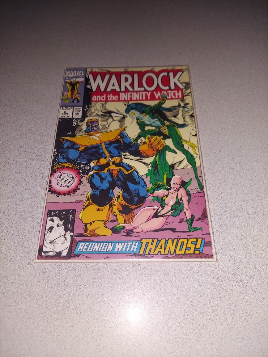 1992 WARLOCK AND THE INFINITY WATCH #8 COMIC BAGGED AND BOARDED