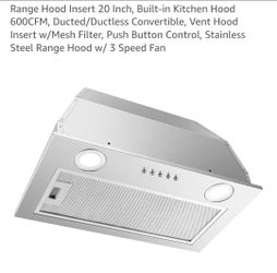 Range hood 20in
