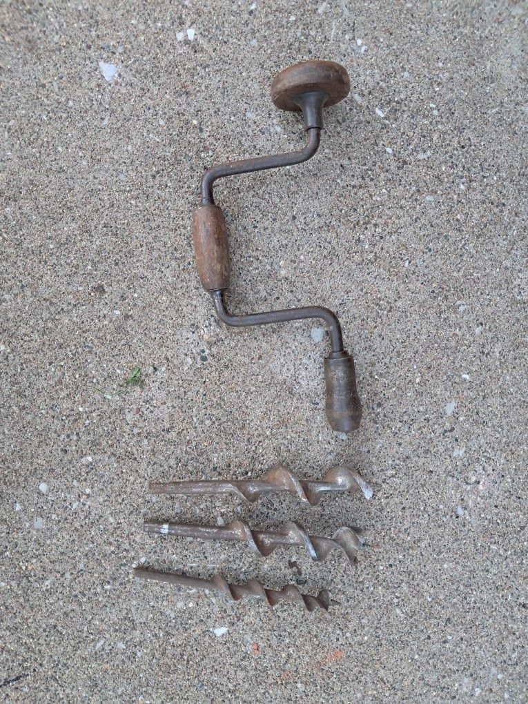 Vintage Hand Drills and Bits