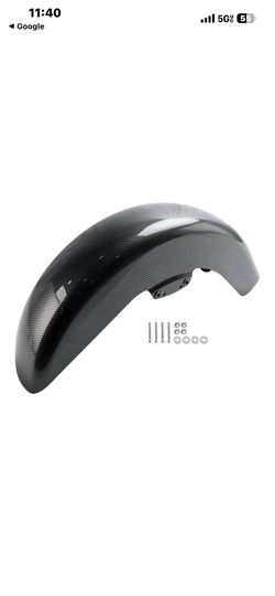ABS Front Fender Mudguard For Touring Street Glide Road Glide 2014-2024 Carbon