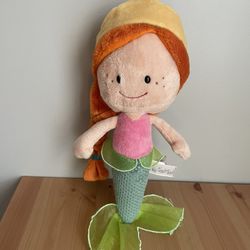 Nici Wonderland Germany Mermaid Plush Cloth Plush Rag Baby Doll 12" So Cute!