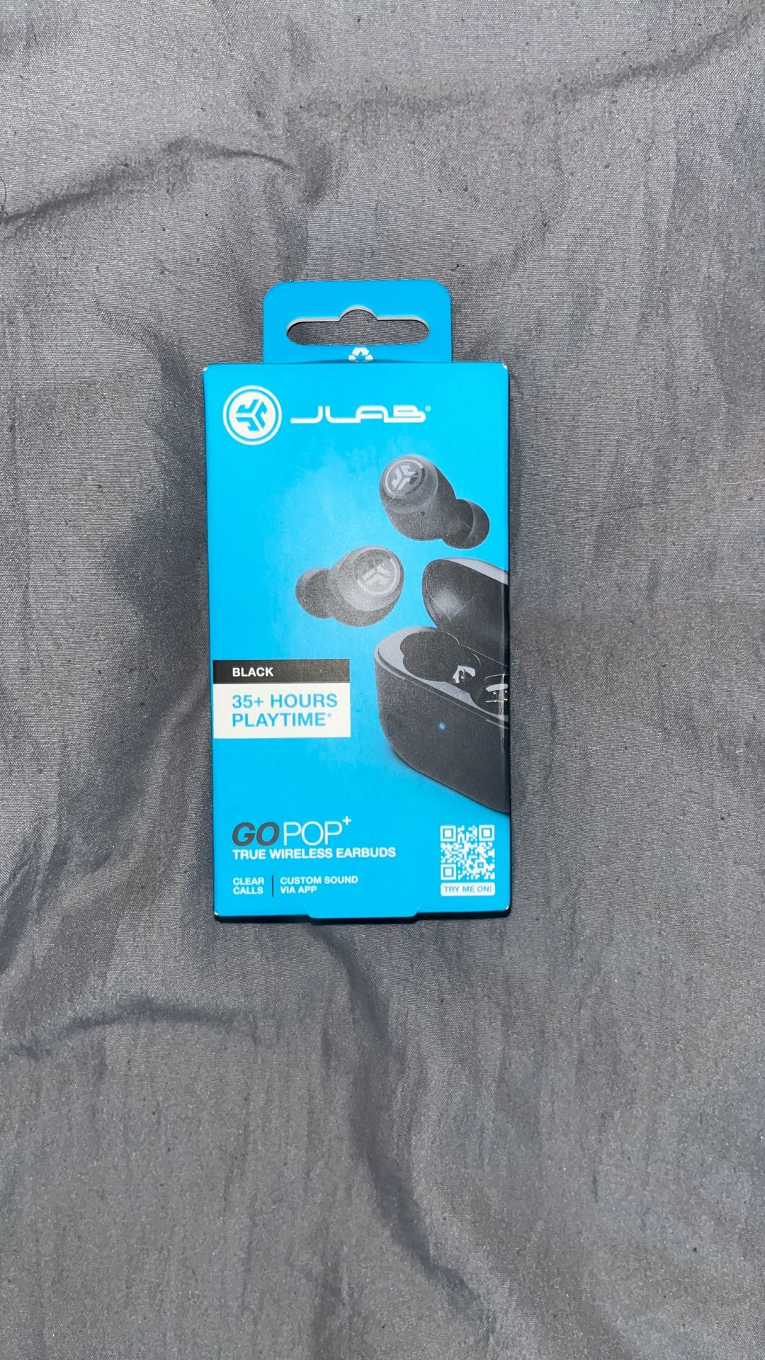 JLab Go Pop+ Earbuds (black)