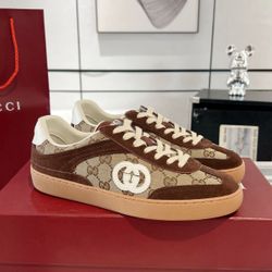 Men's G75 Suede and GG Supreme Low top