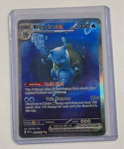 Pokemon Blastoise ex 200/165 Special Illustration Rare 151 MEW 2023 NM