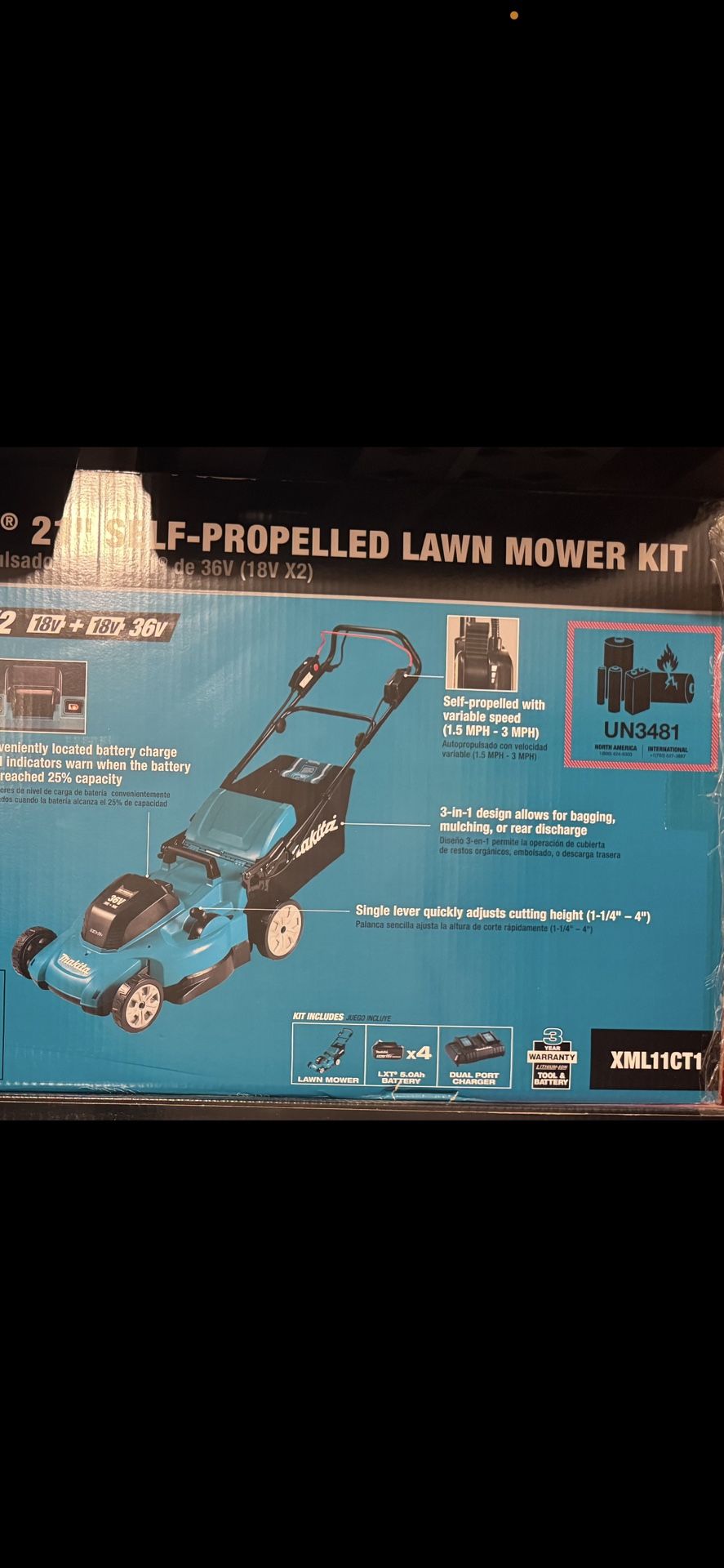 Makita self propelled lawn mower kit