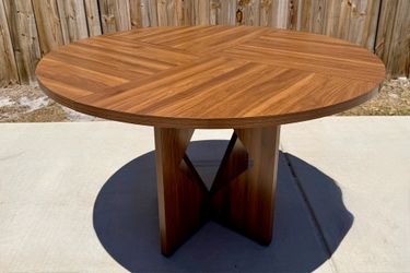 Round Dining Table - 47" Mid Century Style