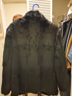 Black Rabbit Coat