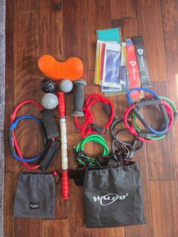 Home Fitness Bundle – Resistance Bands & Recovery Tools