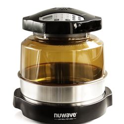 New NuWave Pro Plus Infrared Oven with Extender Ring Amber 20602 habla espanol