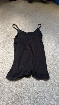 Black tank top