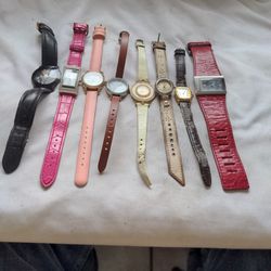 8 Watches For Sale As Is.