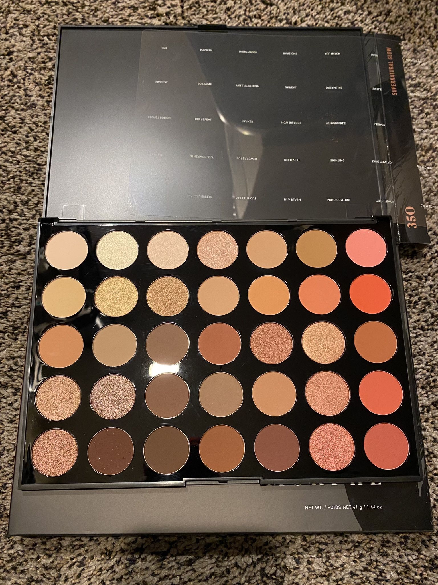 350 SUPERNATURAL GLOW ARTISTRY MORPHE PALETTE