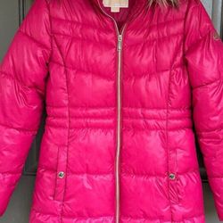Micheal  Kors  Hot Pink Jacket  Big Kids 16