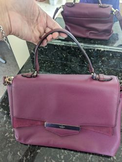 Kate Spade Leather Burgundy Crossbody Bag