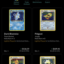 Pokemon 35 holo vintage card lot