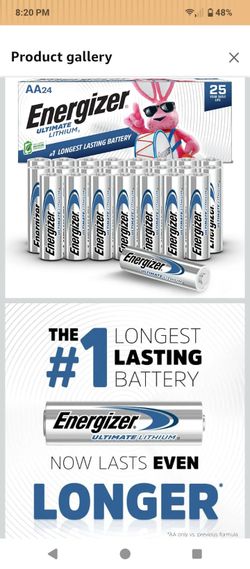 Energizer lithium AA batteries
