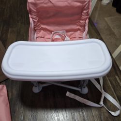 Brand New Portable Baby Booster Seat With Tray 