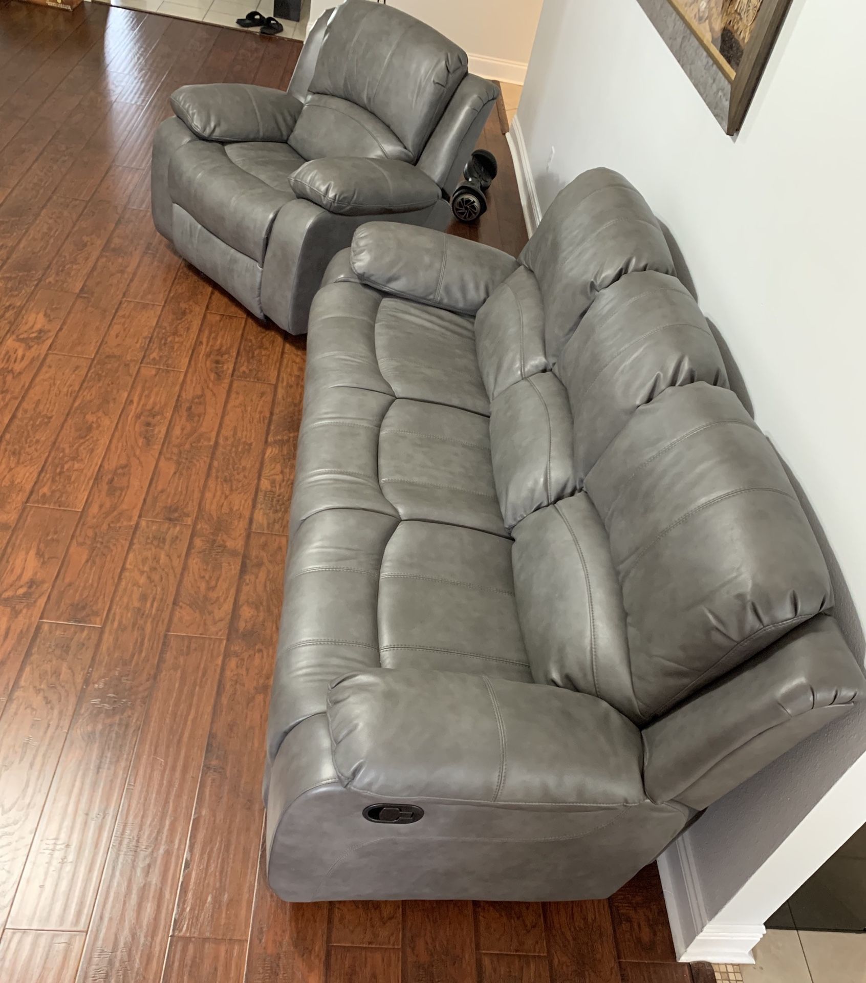 Sofa and Recliner