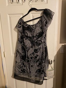 Black And White One Shoulder