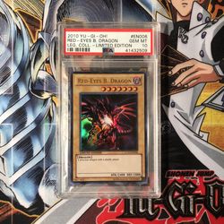 Yugioh PSA 10 Red Eyes B. Dragon LC01-EN006
