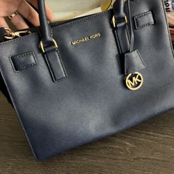 Micheal Kors Bag Tote Bag Navy Blue 