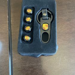 Porsche Air Cap Keychain Valve Set 