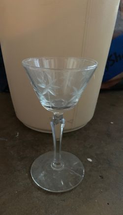 Vintage crystal glasses assorted set of 44