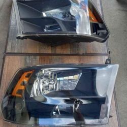 09-18 Dodge Ram Headlights Faros Micas Luces 