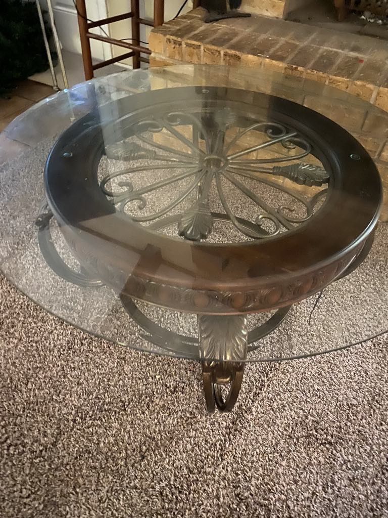 Glass Top End Tables