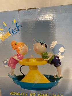 Blowfish drinking fountain