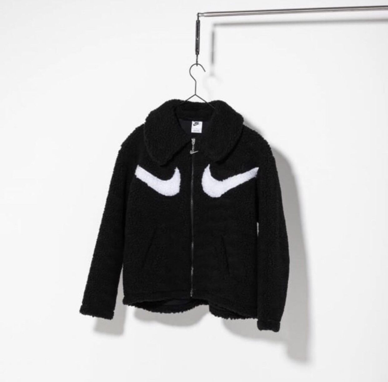 Nike Women's Sportswear Double Swoosh Sherpa Full-Zip Jacket | Size- XS | NWT