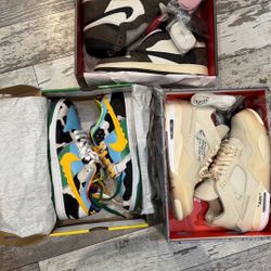 Heat!! Off White 4’s, Travis Scott’s, Chunky Dunks