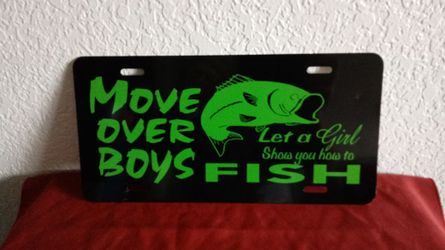 Girls Fishing tin.