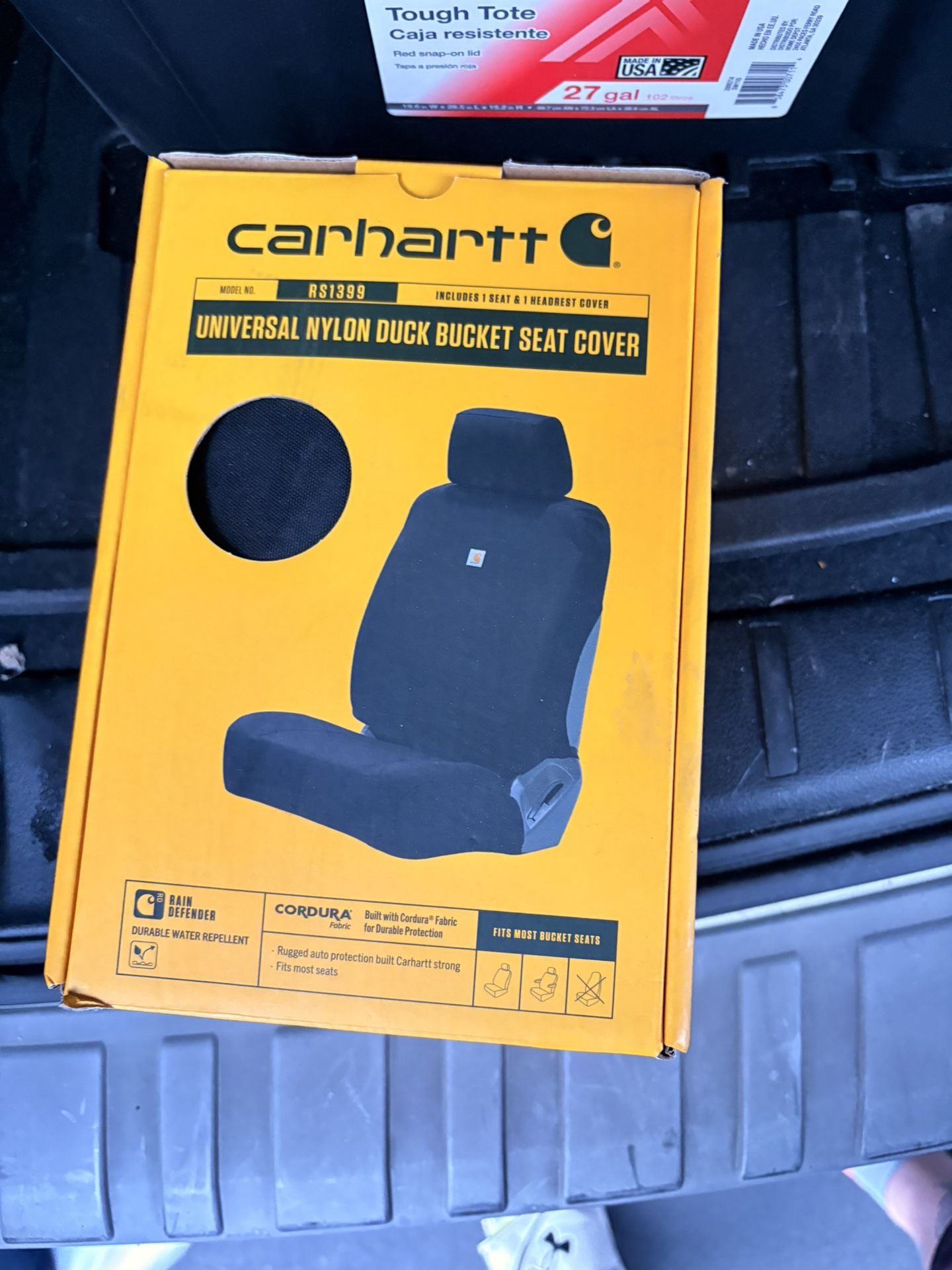 Carhartt Universal Nylon Duck Bucket Seat Cover