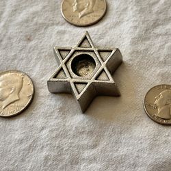Pure Silver Handcrafted Star of David~89g