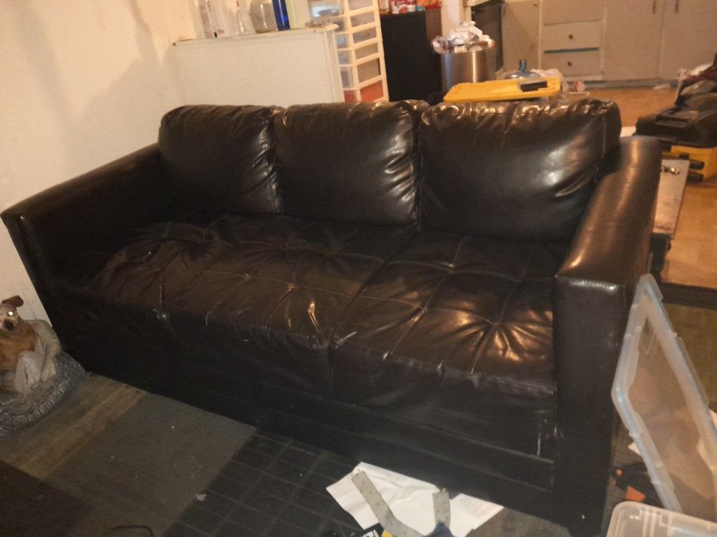 Leather Couch Like New