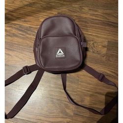 Redbok Classic Maroon Leather Mini Backpack *NEW*
