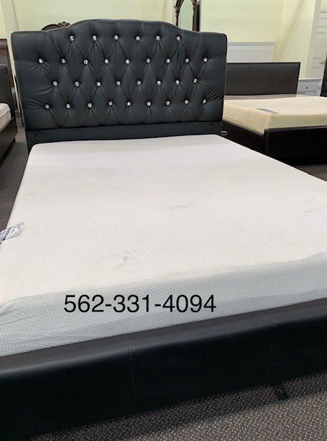⚡New Tufted Full Bed with Orthopedic Supreme Mattress Included ⚡