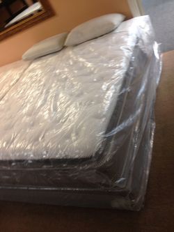 Sweet Dreams Blue Gel Mattress and box